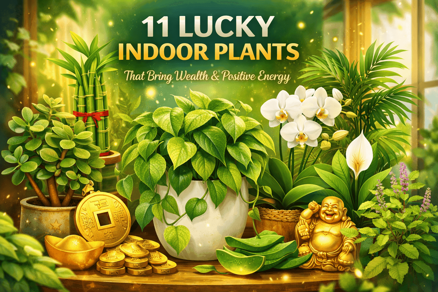 11 Lucky Indoor Plants That Bring Wealth, Positivity & Good Fortune to Your Home