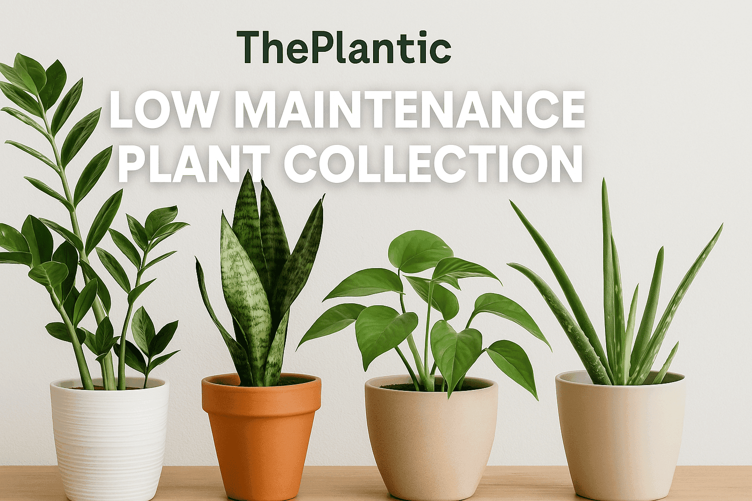 Low Maintenance Plant Collection: Greenery Made Easy by ThePlantic