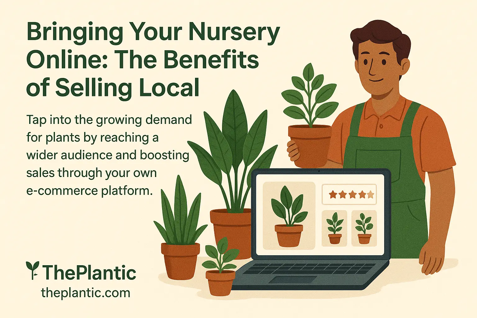 Why Every Nursery Should Go Online – And Start Selling Locally with ThePlantic